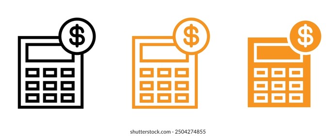 Accounting icon web design in vector