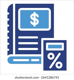 Accounting Ledger Icon Element For Design