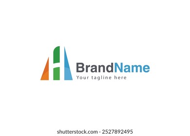 Accounting Letter H Logo Vector Design Concept