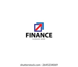 Logotipo de contabilidad Logotipo creativo Símbolo simple Logotipo Flecha