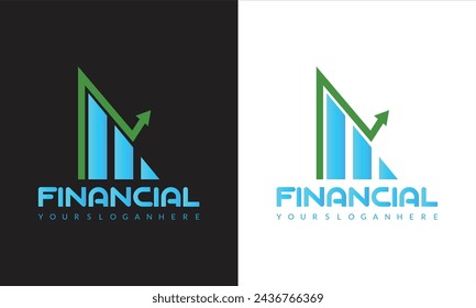 accounting logo design graphic vector