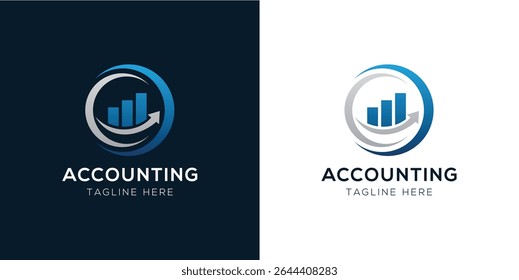 Accounting Logo Design Templates Set | Finance, Tax, Business, and Audit Icon Concepts
