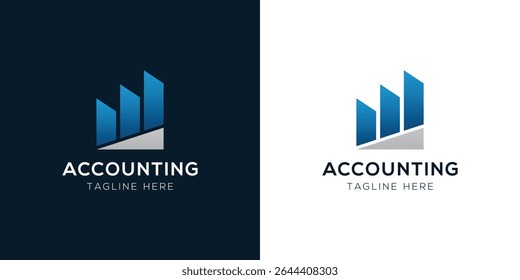 Conjunto de Modelos de Design de Logotipo de Contabilidade | Conceitos de ícone Finanças, Impostos, Negócios e Auditoria