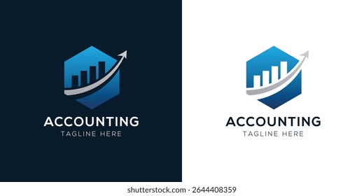 Accounting Logo Design Templates Set | Finance, Tax, Business, and Audit Icon Concepts