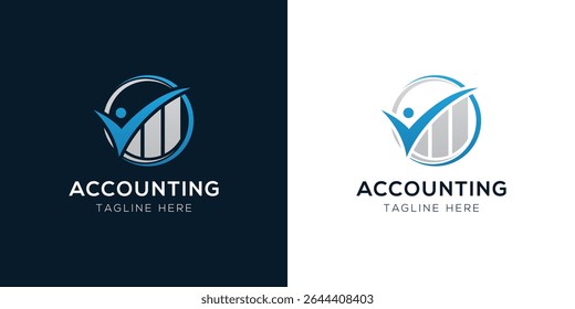 Accounting Logo Design Templates Set | Finance, Tax, Business, and Audit Icon Concepts