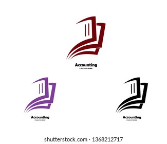 Accounting logo design - Vector
