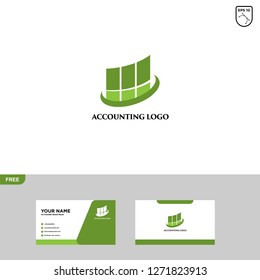 Accounting Logo Template and Business Card