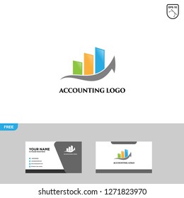 Accounting Logo Template and Business Card