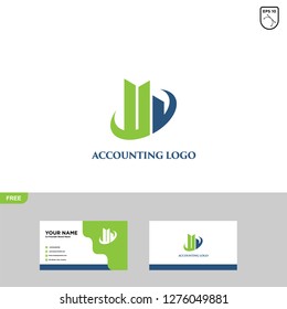 Accounting Logo Template and Business Card