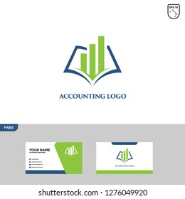 Accounting Logo Template and Business Card