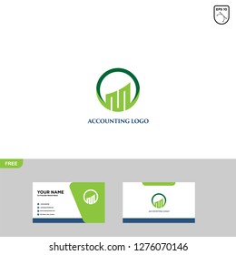 Accounting Logo Template and Business Card