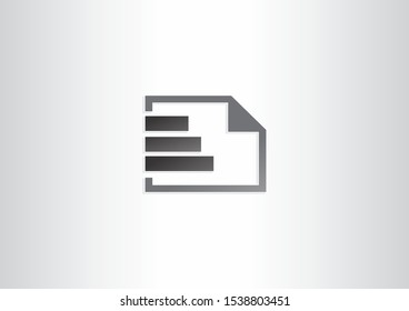 accounting logo template design with black color concept