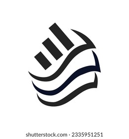 accounting logo template. Icon Illustration Brand Identity. Isolated and flat illustration. Vector graphic