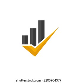 accounting logo vector and illustration design