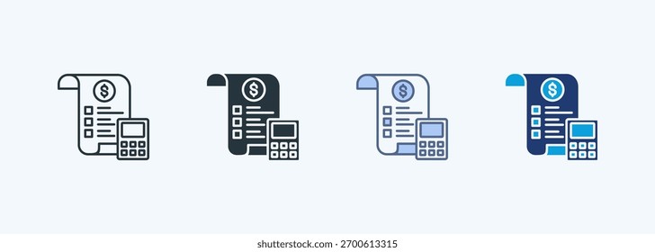 Colección de íconos de estilo múltiple