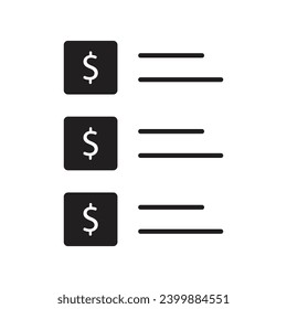 Accounting set of web icons in line style. Accounting and audit icons for web and mobile app. Containing finance report and invoice, tax return, accounting, auditing, inspection.black fill icon, ...	