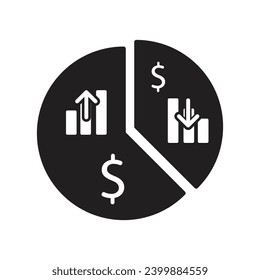 Accounting set of web icons in line style. Accounting and audit icons for web and mobile app. Containing finance report and invoice, tax return, accounting, auditing, inspection.black fill icon, ...	