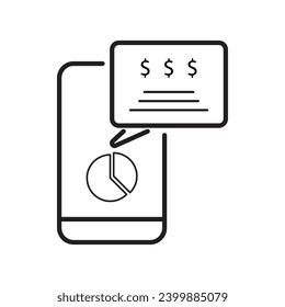 Accounting set of web icons in line style. Accounting and audit icons for web and mobile app. Containing finance report and audit, invoice, tax return, accounting, auditing, inspection. Editable Line
