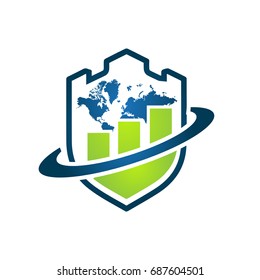 Accounting shield logo