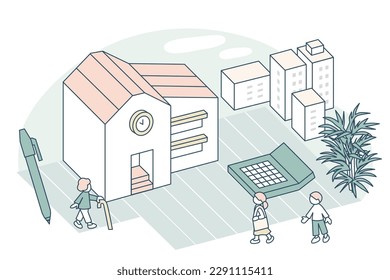 Accounting Tasks and Town's Economy