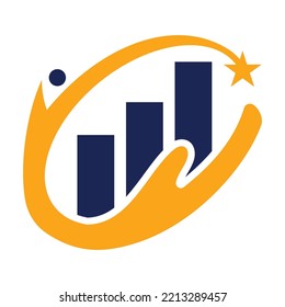 Accounting Tax Expert Logo Icon Illustration Brand Identity