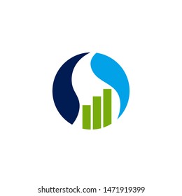Accounting Tax Financial Business Logo Design Template Vector