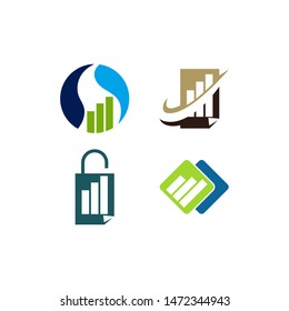 Accounting Tax Financial Business Logo Design Template Vector