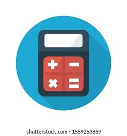 accounting vector flat colour icon 