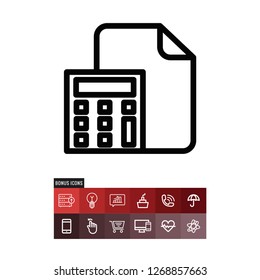 Accounting vector icon