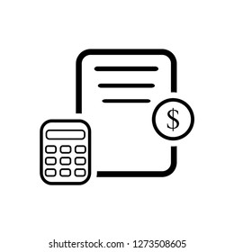 accounting vector icon