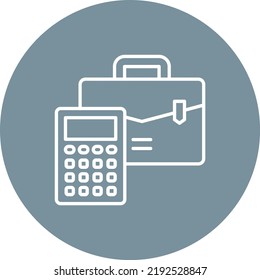 Accounting vector icon. Can be used for printing, mobile and web applications.