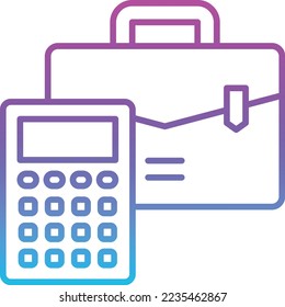 Icono de vector de contabilidad. Se puede usar para imprimir, móviles y aplicaciones web.