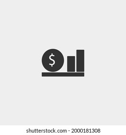 Accounting vector icon for web and design