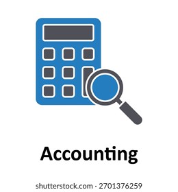 Icono de Vector contable que puede modificar o editar fácilmente
