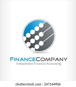 accounting vector logo symbol