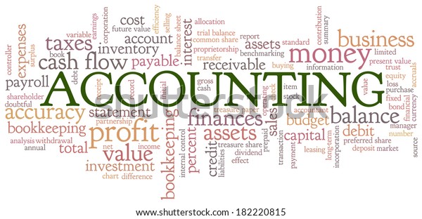 Accounting Word Cloud Word Bubble Tags Stock Vector (Royalty Free ...