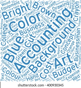 Accounting,Word cloud art  background