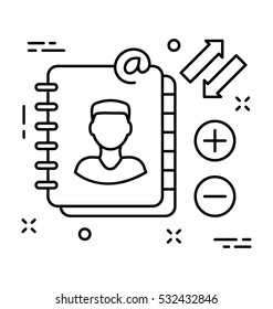 Accounts Book Vector Icon