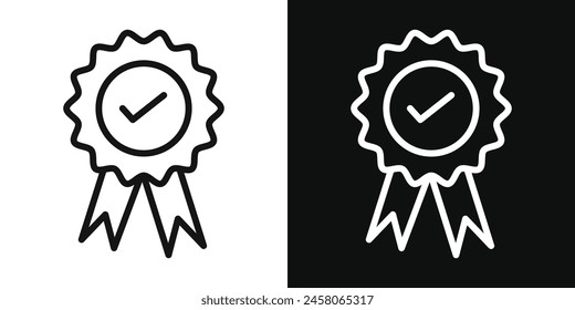 Accreditation Badge Icon Ensemble. Award and Certification Visuals.