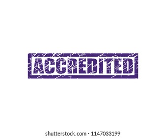 Accredited blue stamp
