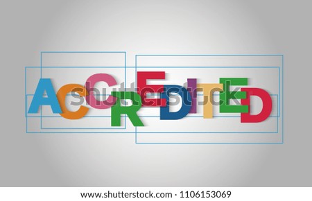Accredited vector letter
