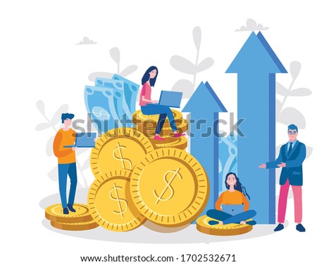 Accrual. Vector illustration for web banner, infographics, mobile. 