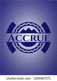 Accrue with jean texture