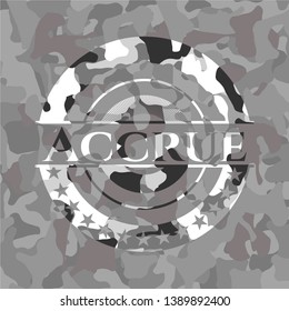 Accrue on grey camo pattern