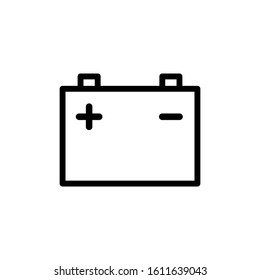 accu battery icon design vector template