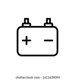 accu battery icon design vector template