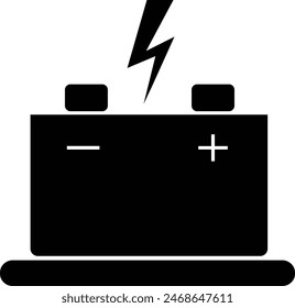 Formato EPS del icono de la batería Accu