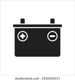 accu battery icon simple design art eps 10