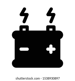 Icono de batería Accu, vectorial de icono