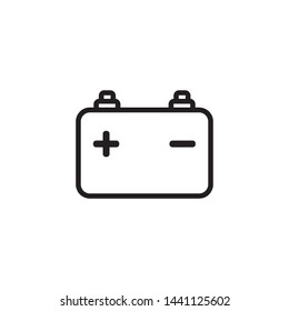 Accu Battery Icon Vector Illustration  